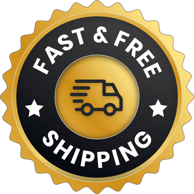 Fast and free shipping seal